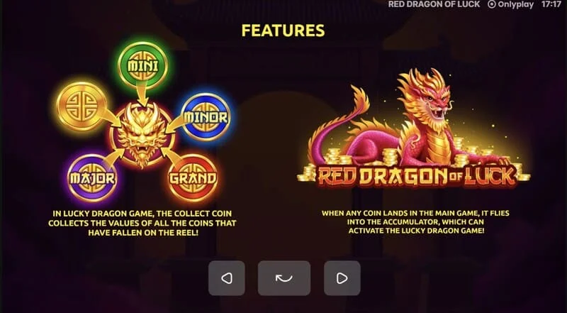 Red Dragon of Luck - Mini, Minor, Major agus Grand Jackpots